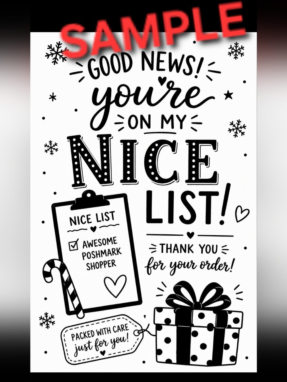 50ct. 4x6 CUSTOM HOLIDAY LABELS